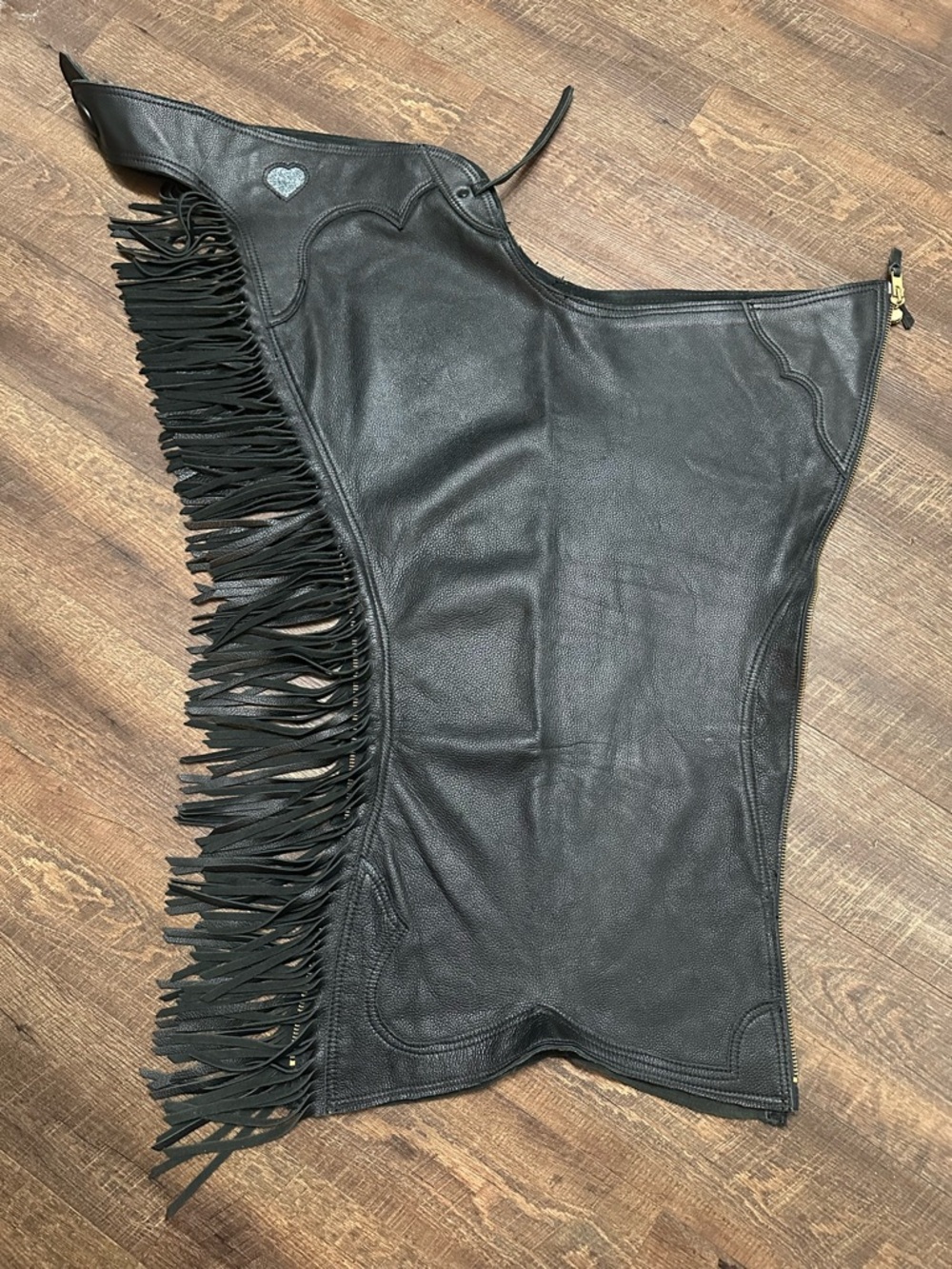 Large Leather Custom Western Show Chaps